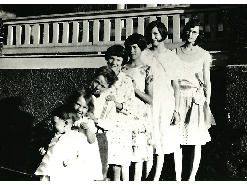 Paul, Elaine, Bill, Mary, Irma, Edna, and Ruth