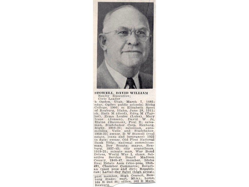 David William Stowell