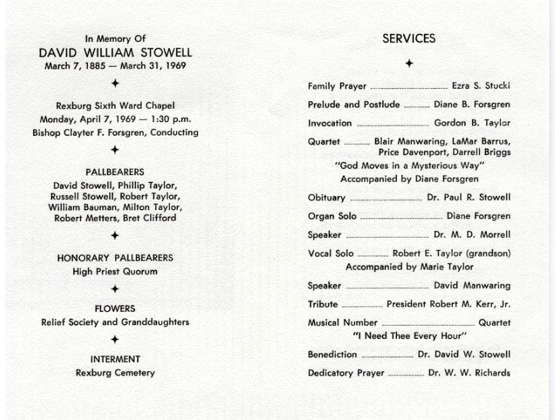 David William Stowell